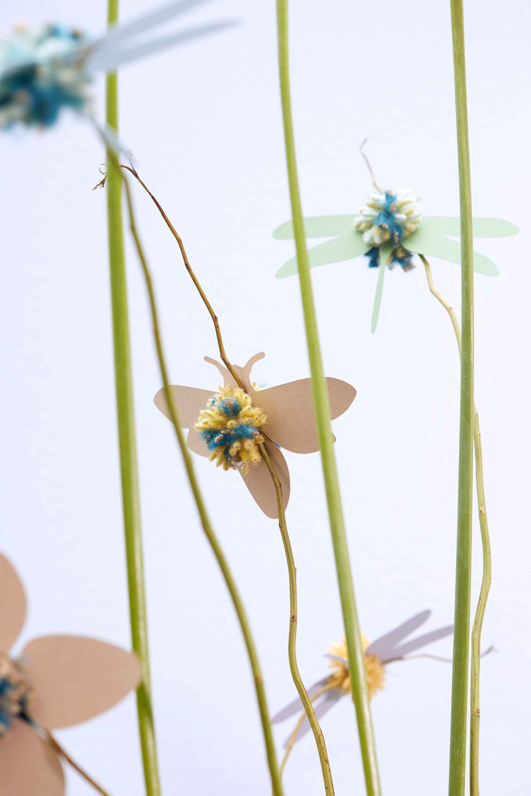 Pom pom butterflies craft teaser image raw