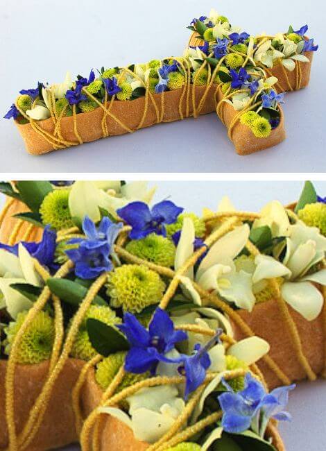 Stylish funeral and grave decorations 11
