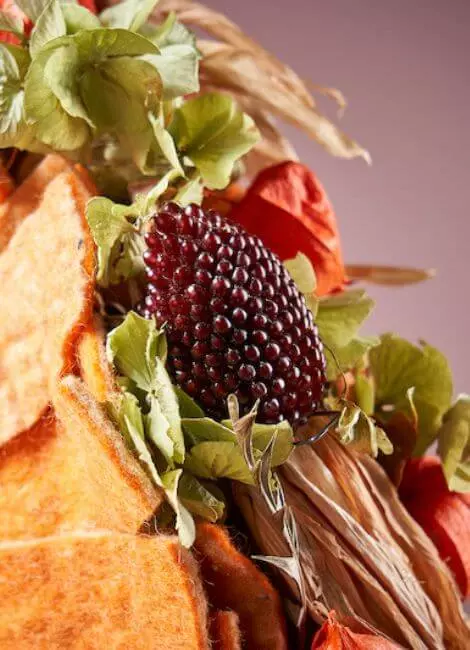Elegant wreath Thanksgiving Inspiration 3