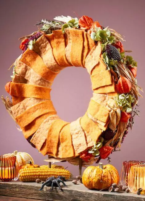 Elegant wreath Thanksgiving Inspiration 6