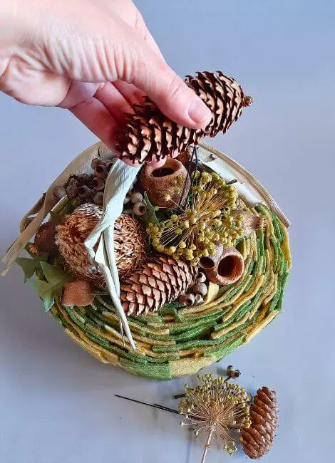 Autumn arrangement Step 3