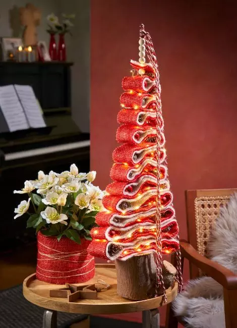 Decorative Christmas tree made from "Gitti" felt 7