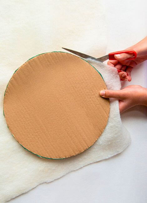 Cut cardboard to size