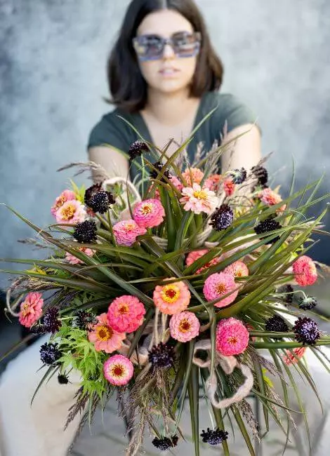 Striking Tillandsia bouquet
