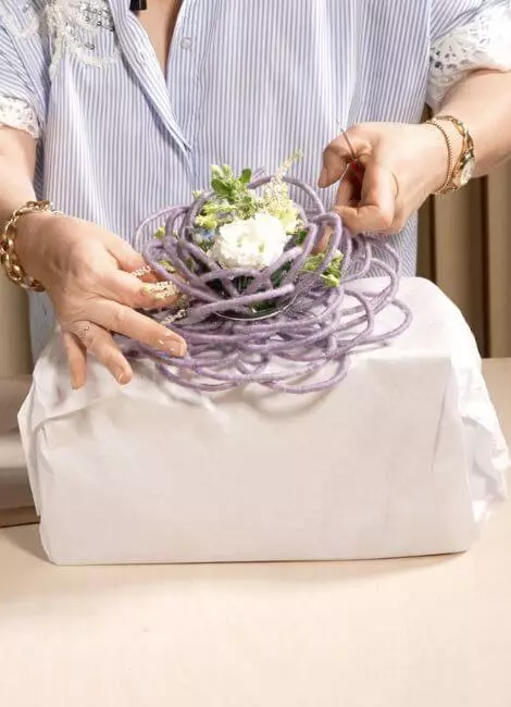 Wedding bouquet Step 5