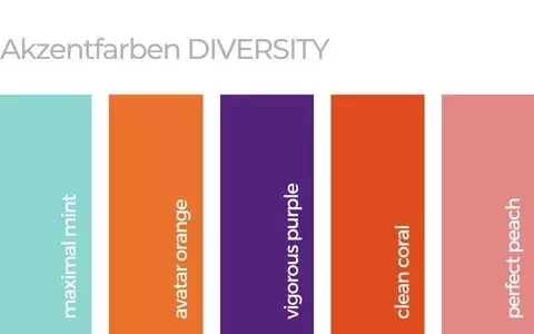 Accent colours DIVERSITY Trend