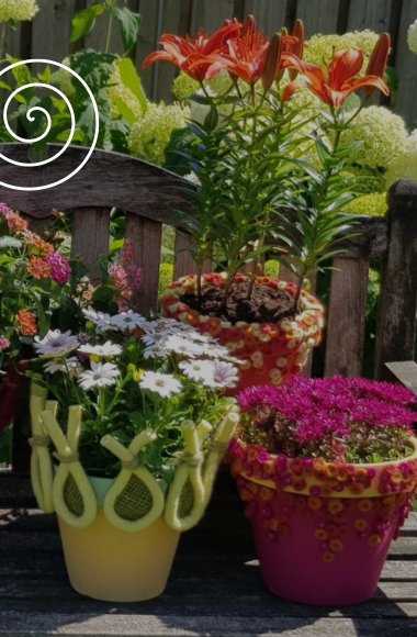 Blumentopf-Upcycling