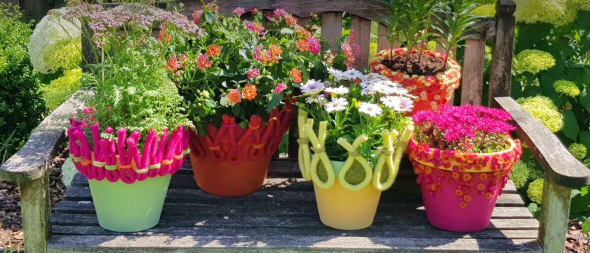 Blumentopf-Upcycling