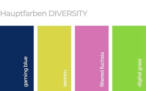Main colours diversity Trend