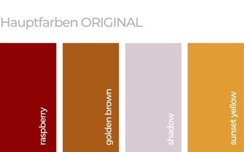 Farbpalette Hauptfarben original Trend.
