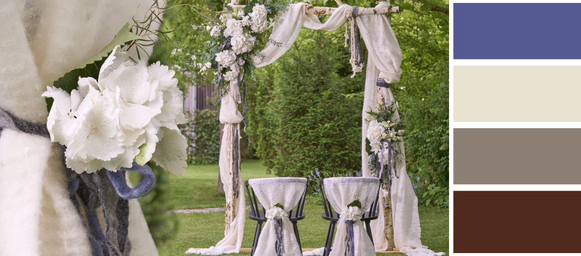 Natürliche Outdoor Hochzeit