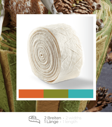 Schafwollfilz Crushed